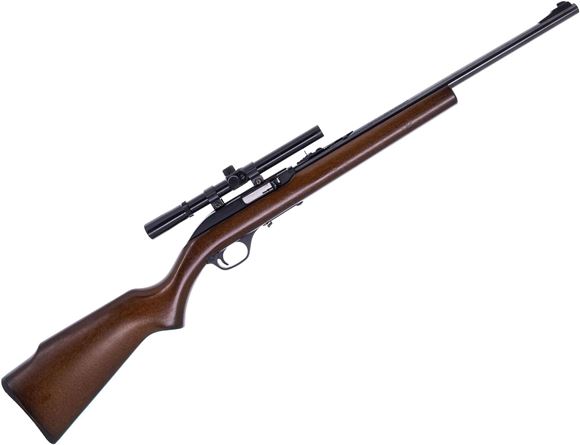 Picture of Used Marlin Model 70HC Semi-Auto 22 LR, 18" Barrel, With Tasco 4x15mm Scope, Wood Stock, One Mag, Good Condition