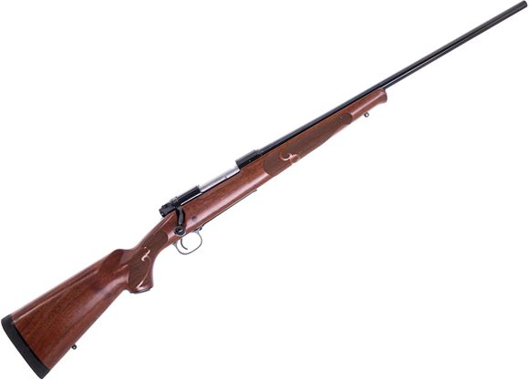 Picture of Used Winchester Model 70 Featherweight, 270 Win, 22", Gloss Blue, Satin Finish Walnut Stock, Controll Round Feed, With Owner's Manual, Unfired Excellent Condition