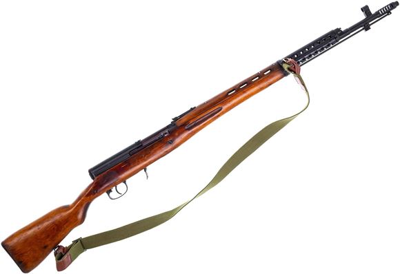 Picture of Used Tokerev SVT-40 Semi-Auto Rifle, 7.62x54R, 1942 Tula, Full Military Wood, Six Port Muzzle Brake,With Canvas Sling, 1 Magazine, Very Good Condition