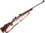 Picture of Used Parker Hale 1200 Bolt-Action Rifle, 308 Win, 24", Gloss Blued, Checkered Wood Stock, Iron Sights, With Leather Sling, Weaver Bases, 1 Magazine, Small Crack on Tang Otherwise Good Condition