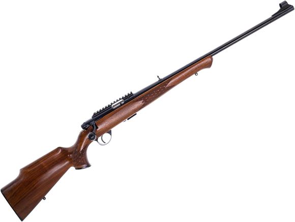 Picture of Used Anschutz 1710 D KL Bolt-Action 22 LR, 23" Barrel w/ Sights, Checkered Walnut Monte Carlo Stock, Picatinny Rail, One Mag, Very Good Condition