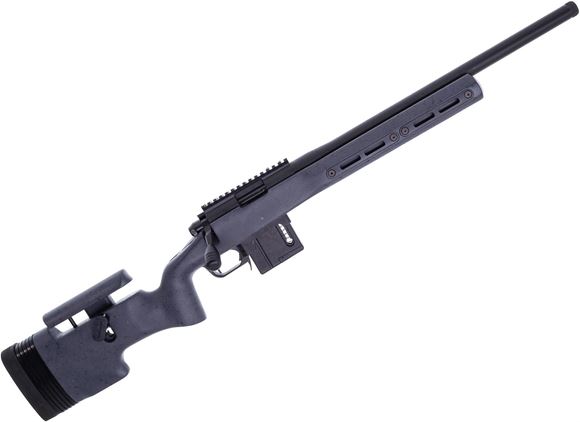 Picture of Used Voodoo V22 Bolt-Action Rifle, 22LR, 20", Matte Blue, Greyboe Ridgeback Chassis, Cadex DX2 EVO Curved Trigger, 40 MOA Scope Rail, 1 Magazine, Good Condition