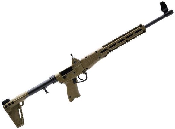 Picture of Kel-Tec Sub-2000 Semi-Auto Carbine - Gen 2, 9mm, 18.5", Blued, Tan Synthetic Stock, Glock Magazine, 10rds