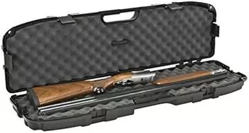 Picture of Plano Pro-Max Takedown Shotgun Case - 39 x 10.75" x 4", High-density Interlocking Foam, Black, Patented PillarLock System