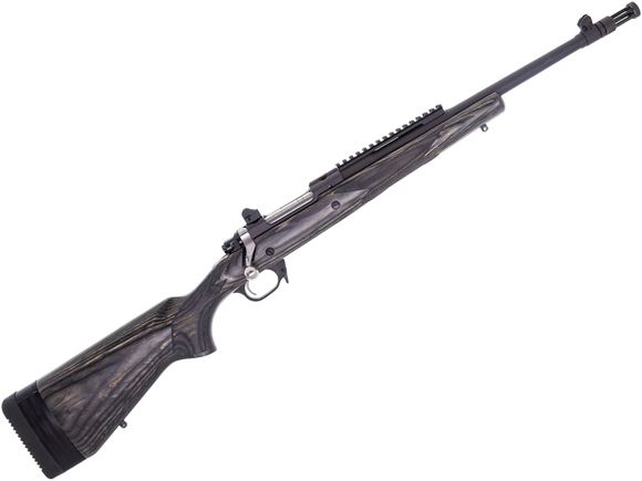 Picture of Used Ruger Gunsite Scout Bolt Action Rifle, 5.56/223 Rem, 16" Barrel, Black Laminate Stock, Aperture Sight, Picatinny Rail, a2 Flash Hider, 1x Magazine, Very Good Condition