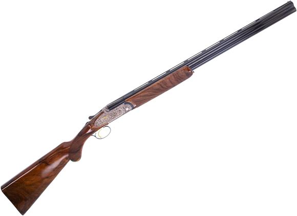 Picture of Rizzini Artemis Light Over/Under Shotgun - 20Ga, 3", 28", Vented Rib, Scoll Engraved Receiver With Gold Lion On The Bottom By Bottega Giovannelli , Grade 2.5 Turkish Walnut Stock w/ Prince Of Wales Grip, 14-5/8" LOP, 5 Chokes