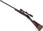 Picture of Used Browning Model 1885 High Wall Single-Shot Falling Block 45-70 Govt, 28" Octagon Barrel, With Bushnell Scopechief IV 3-9x40mm Scope, Gloss Blued, Gloss Walnut Stock, Leather Stock Boot, Very Good Condition