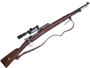 Picture of Used Husqvarna M38 Mauser Bolt-Action 6.5x55mm Swedish, 24" Barrel, Full Military Wood, With Kahles Helia 2 S2 Scope On No-Drill Cantilever Mount, Good Condition