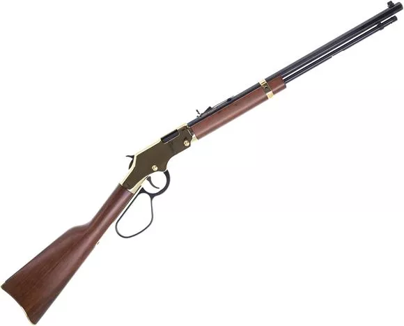 Henry Golden Boy Large Loop Lever Action Rifle - 22 LR (16rds)/22 Short ...