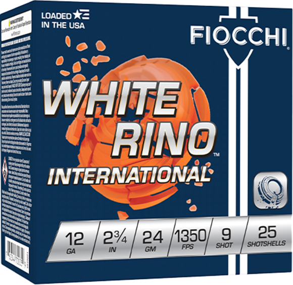 Picture of Fiocchi International Skeet Shotgun Ammo - 12Ga, 2-3/4", #9 Shot, 24 gm, 1350fps, 25rds Box