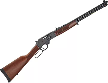 Picture of Henry Repeating Arms Side Gate Lever Action Rifle - 30-30, 20", Blued, Steel Receiver, Checkered American Walnut Stock, Adjustable Buckhorn Rear Sight & Ramp Front, 5rds