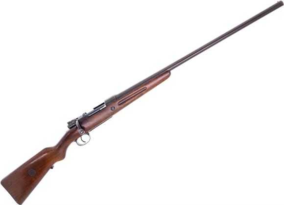 Picture of Used Geha Mauser 98 Bolt-Action Shotgun, 12Ga, 2-3/4" Chamber, 27" Full Choke Barrel, Sporter Style Wood Stock, Stock Wrist Cracked, Fair Condition