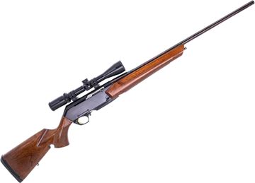 Picture of Used Browning BAR Shortrac Semi-Auto Rifle, 300 WSM, 23" Barrel, Walnut Stock, With Burris Fullfield II 3-9x40 Riflescope, 2 Magazines, Very Good Condition