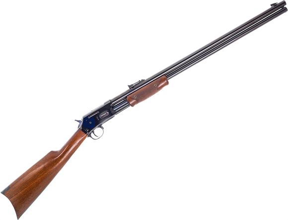 Picture of Used Pedersoli Lightning Pump-Action 44-40 Win, 24" Barrel, Gloss Blued, Adjustable Sights, Good Condition