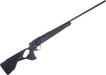Picture of Blaser R8 Ultimate Straight Pull Bolt Action Rifle -  7mm Rem Mag, 25.5", Standard Contour Barrel, Brown Synthetic Thumbhole Stock w/Black Synthetic Inlays, Illumination Control