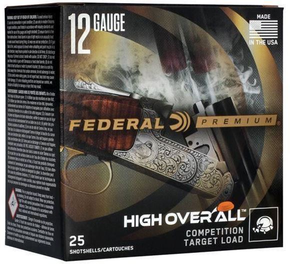 Picture of Federal Premium High Overall Competition Target Loads Shotgun Ammo - 12Ga, 2-3/4", 1oz., #8, 3-1/4 Dram EQ., 1290 fps, 250rds Case.