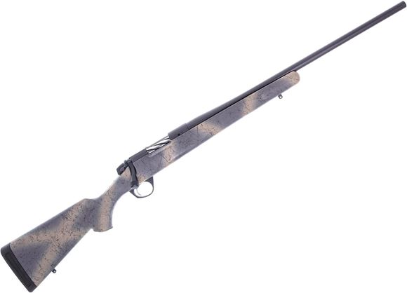 Picture of Used Bergara B14 Wilderness Hunter Bolt-Action Rifle, 308 Win, 22" Barrel, Grey Cerakote, Synthetic Wilderness Camo Stock, Fluted Bolt, Magazine Conversion, Original Metal Floor plate, Original Box, 1 Magazine, Good Condition