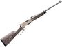 Picture of Browning BLR Lightweight '81 Stainless Takedown Lever Action Rifle - 308 Win, 20", Sporter Contour, Matte Stainless, Satin Nickel Aluminum Alloy Receiver, Grey Laminate Stock w/Checkered Straight Grip & Forearm, 4rds, TRUGLO/Marbles Fiber-Optic Front