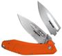 Picture of Havalon Knives, REDI Eveyday Carry - 3" Blade, Orange Polymer handle 4-1/4�, Pocket Clip, 1 Drop Point Blade, 1 Serrated Drop Point Blade.