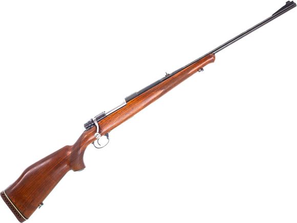 Picture of Used Husqvarna Model 1600 Bolt-Action Rifle, 7mm Rem Mag, 22" Barrel, Blued, Walnut Stock, Iron Sights, Drilled & Tapped For Scope Bases, Good Condition