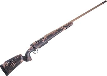 Picture of Fierce Firearms Twisted Rival XP Bolt Action Rifle - 7MM PRC, 22" Fluted Steel Barrel, 1:8" Twist, Smoked Bronze Cerakote Steel Receiver, Sonora C3 Carbon Rival Stock With Integral Pic Rail, Titanium Nix Side Port Brake, 70 Deg Bolt Throw, BIX�N ANDY Tr