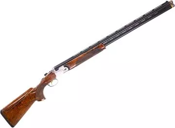 Picture of Used Beretta DT10 Sporting Over-Under Shotgun, 12Ga, 3", 30" Barrel, Blued, Wood Stock, Optima Extended Choke Set (F, IM, M, IC, Cl), Schnabel Forend, Vented Rib, Vented Barrel,  Original Case, Good Condition