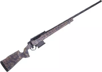 Picture of Seekins Precision Havak Pro Hunter PH2 Bolt-Action Rifle - 308 Win, 24", 5/8x24 Threaded, 1:11.25 Twist, 416 SS Barrel, Charcoal Gray Action And Barrel, 4 Locking Lugs, 90-Degree Bolt Throw, Desert Shadow Seekins Carbon Composite Stock, 20 MOA Rail, 5rds