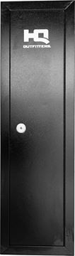 Picture of HQ Outfitters Gun Safes - 14 Gun Locking Steel Cabinet, Black, 53"x17"x13.5", No Fire Rating