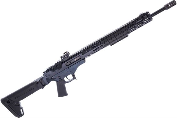 Picture of Used Kodiak Defence WK-181C Semi-Auto Rifle, 7.62x39, 18.5" Barrel, Aluminium Receiver, Magpul Zhukov Stock, Recoil Hawg Muzzle Brake, Canted Irons, Red Dot, Missing Handguard Screw, 2 Magazines, Good Condition