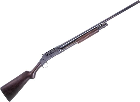 Picture of Used Winchester Model 1897 Pump-Action Shotgun, 12Ga, 2-3/4", 26" Barrel, Fixed Cyl, Blued, Wood Stock, Refinished, 1921 Mfg, Good Condition