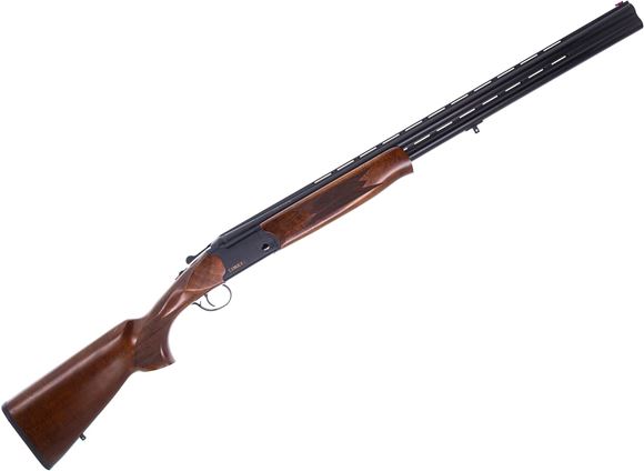 Picture of Used Canuck Over/Under Shotgun - 12ga, 3", 28", Vented Rib, Black Steel Receiver, Walnut Stock w/ Schnabel Fore-end, Mobil Choke Flush (C,IC,IM,M,F) Small Marks on Comb, Otherwise Very Good Comdition