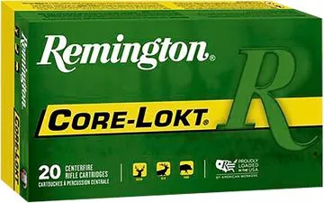 Picture of Remington Core-Lokt Centerfire Rifle Ammo - 308 Win, 150Gr, Core-Lokt, PSP, 20rds Box