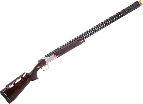 Picture of Used Browning 725 Sporting Adjustable Left Hand Over Under Shotgun, 12ga, 3", 32" Vent Rib Barrels, 20ga Briley Tube Set, 8 Chokes, Good Condition