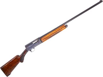 Picture of Used FN Browning Auto-5 Semi-Auto Shotgun, 12Ga, 2-3/4", 29.5" Barrel, Wood Stock, Wood Refinished, Sling Mounts, Engraved Receiver, Fixed Full Choke, Fair Condition