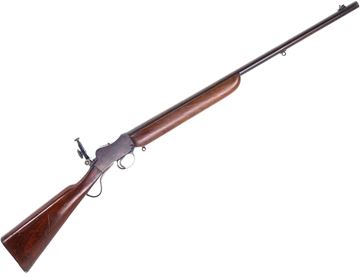 Picture of Used BSA Model 13 Falling-Block rifle, 22LR, 25" Heavy Barrel, Blued, Wood Stock, Tang Competition Sight, Good Condition