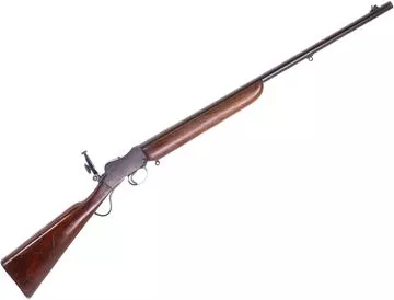 Picture of Used BSA Model 13 Falling-Block rifle, 22LR, 25" Heavy Barrel, Blued, Wood Stock, Tang Competition Sight, Good Condition