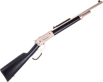 Picture of Used Chiappa 1886 Kodiak Lever-Action Rifle, 45-70 Gov't, 18.5" Barrel, Stainless, Black Synthetic Stock, Leather Lever Guard, Ghost Ring Sights, Excellent Condition