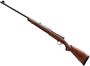 Picture of Winchester Model 70 Alaskan Bolt Action Rifle - 338 Win Mag, 25", Cold Hammer-Forged Free-Floating, Brushed Polish, Satin Grade I Walnut Monte Carlo Stock, 3rds, Hooded Gold Bead Front & Folding Adjustable Rear Sights