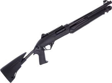 Picture of Used Benelli Supernova Tactical Pump-Action Shotgun, 12Ga, 14" Barrel, Blued, Collapsing Stock, Ghost Ring Sights, Pistol Grip, Fixed Cylinder Choke, Excellent Condition