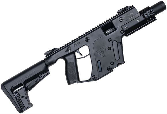 Picture of KRISS Vector SBR Semi-Auto Rimfire Rifle - 22 LR, 8", Black Handguard & Grip, M4 Stock Adaptor & DS150 Stock, 10rds, Front Flip up Sight & Rear Sights.