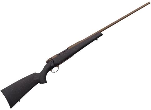 Picture of Weatherby Mark V Hunter Bronze Bolt Action Rifle, 308 Win, 22'',#2 Contour, Smoke & Bronze Speckle Polymer Stock, Bronze Cerakote, 4 rds