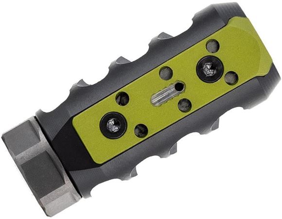 Picture of MDT Muzzle Devices - Comp Muzzle Brake, 5.56 + 6MM, 3/4-24 TPI, 4 Baffles w/6 Tuneable Top Venting Ports