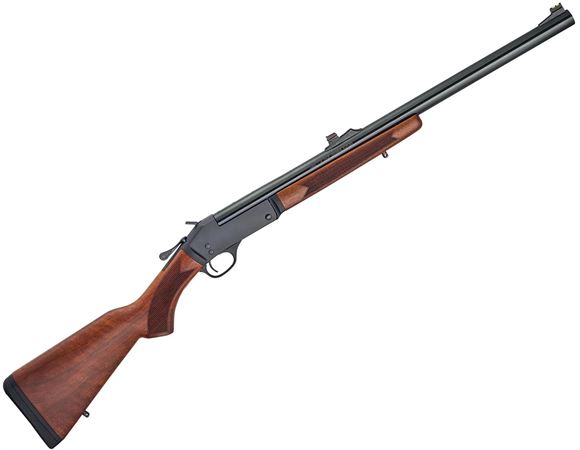 Picture of Henry H015-12S Single Shot Slug Shoutgun, 12 Ga., 3", 24" Bbl Blued, Fiber Optic Sight, Walnut Stock