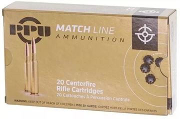 Picture of Prvi Partizan (PPU) Match Rifle Ammo - 7.62x54R, 182Gr, FMJ BT, 20rds Box