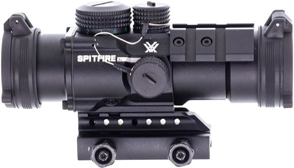 Picture of Used Vortex Spitfire Gen 1 Prisim Optic, 3X Magnification, EBR-556B MRAD Reticle, .5 MOA Adjustment, Red/Green Illumination, Original Box, Very Good Condition