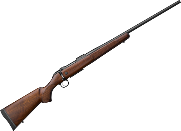 Picture of CZ 600 American Bolt-Action Rifle - 30-06 SPRG, 24" Cold Hammer Forged Barrel, Threaded m15X1, Walnut Stock, Drilled & Tapped For Rem 700 Bases, Adjustable Single Stage Trigger, 3rds