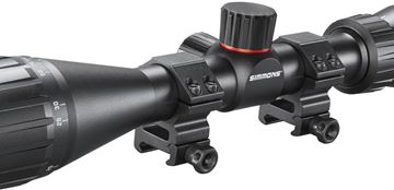 Picture of Simmons Pro Hunt Riflescopes - 4-12x40, 1", Matte, TruPlex, 1/4 MOA Click Value, Fully Coated, Waterproof/Fogproof/Shockproof, w/Rings