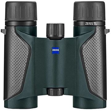 Picture of Zeiss Hunting Sports Optics, TL P Pocket Binoculars - 10x25mm, Schmidt-Pechan Prism, 100 mbar Water Resistance, Nitrogen Filled, Green.