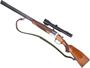 Picture of Used Sauer BBF54 Over-Under Comination Gun, 16Ga/7x57R, 2-3/4", 25.5" Barrel, Blued, Wood Stock, Engraved Receiver, Double Trigger, Zeiss Diavari-Z 1.5-6x42 Riflescope, Leather Sling, Full Choke, Good Condition