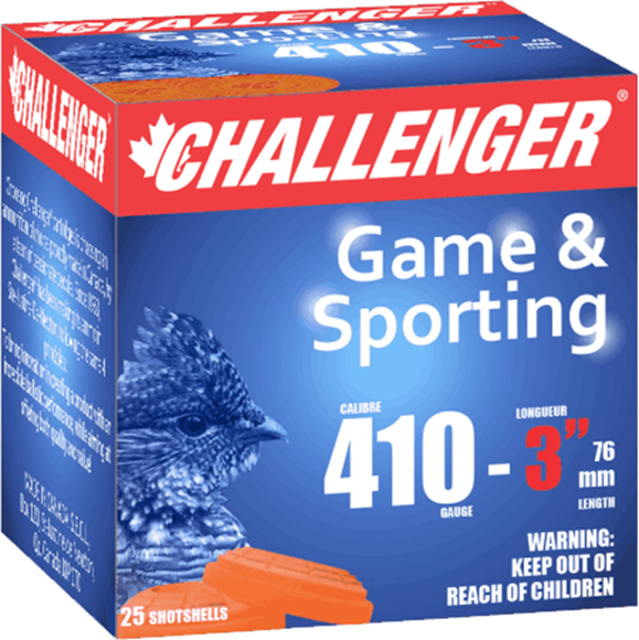 Picture of Challenger Hi-Brass Target & Game Loads Shotgun Ammo - .410", 3", 11/16 oz, #6, 25rds Box